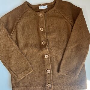 EUC Jamie Kay Simple Camel Cardigan 3y